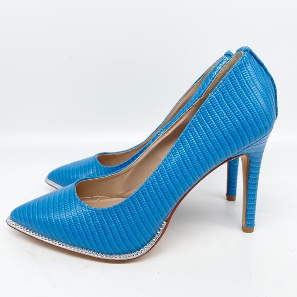 BCBGeneration Women's Harlia Pointed Toe Pump Blue Size 5M - Picture 5 of 10